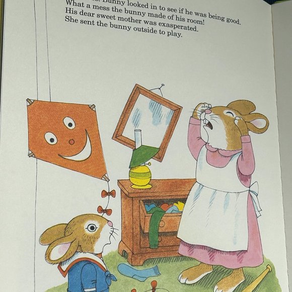 VTG Richard Scarry's Naughty Bunny -A Big Golden Book - Picture 7 of 9
